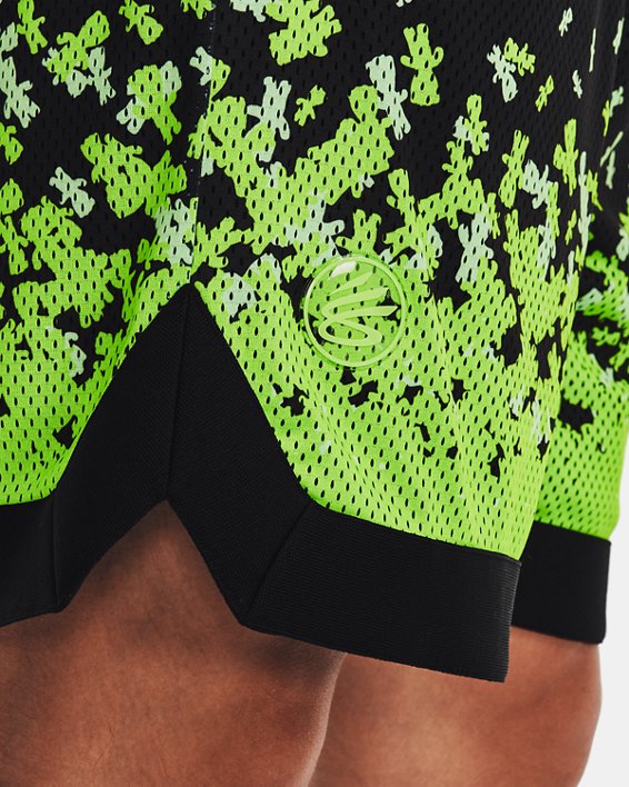 Men's Curry Sour Then Sweet Mesh Shorts in Black image number 4